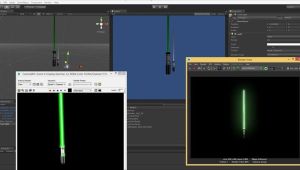 tried to get a lightsaber in the game